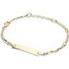 GioiaPura Bracciale Bambino Con Targa Oro 18kt Gioiello Gioiapura Oro 750 GP-S169981