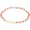 GioiaPura Bracciale Bambino Con Targa Oro 18kt Gioiello Gioiapura Oro 750 GP-S186447