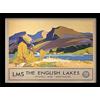 Pyramid International - Stampa incorniciata, Motivo: The English Lakes (2), Multicolore, 30 x 40 x 1,3 cm