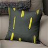 BonaMaison Fodera per Cuscino Giallo neon e fumo Cotone e Copricuscini Federa per Divano Casa Soggiorno Camera da Letto Decorazione Interni ed Esterni, Dimensioni: 43x43 - Prodotta in Turchia