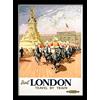 Pyramid International Londra (12) con Stampa Artistica, Memorabilia, Multicolore, 30 x 40 x 1.3 cm