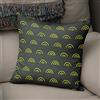 BonaMaison Fodera per Cuscino Giallo neon e fumo Cotone e Copricuscini Federa per Divano Casa Soggiorno Camera da Letto Decorazione Interni ed Esterni, Dimensioni: 43x43 - Prodotta in Turchia