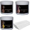 Beauty Sugar, kit di prova + 100 strisce in tessuto non tessuto gratis, pasta di zucchero per la depilazione, tutte e tre le paste da 500 gr. Kit di prova, zuccheraggio per parti intime, il viso e il corpo; provalo ora