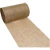Deko AS GmbH DEKO AS Runner da tavola inodore in poliestere effetto lino shabby chic beige 20 cm x 5 m 25