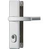 ABUS HLZS814 F1 207365 - Ferramenta di protezione EK maniglia ambolati, con protezione cilindro angolare, alluminio