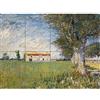Artery8 Vincent Van Gogh Boerderij In Een Korenveld XL Giant Panel Poster (8 Sections) Manifesto