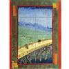 Artery8 Vincent Van Gogh Brug In De Regen Naar Hiroshige XL Giant Panel Poster (8 Sections) Manifesto