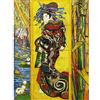 Artery8 Vincent Van Gogh Courtesan After Eisen Cropped XL Giant Panel Poster (8 Sections) Manifesto