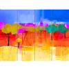 Artery8 Abstract Landscape With Trees XL Giant Panel Poster (8 Sections) Astratto Paesaggio Alberi Manifesto