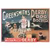 Wee Blue Coo Ad Dog Biscuits Greensmith Derby Clown Circus Wall Art Print verde Circo Parete