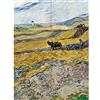 Artery8 Van Gogh Enclosed Field Ploughman Painting XL Giant Panel Poster (8 Sections) Campo Pittura Manifesto
