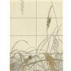 Artery8 Ohara Koson Grasshoppers On Rice Plants Painting XL Giant Panel Poster (8 Sections) pianta Pittura Manifesto