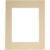 walther design passe-partouts Crema per Dimensioni Cornice: 40 x 50 cm, Dimensioni Immagine: 30 x 40 cm passepartouts PA051C
