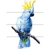 Artery8 Bird Cockatoo Painting XL Giant Panel Poster (8 Sections) Uccello Pittura Manifesto