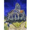 Artery8 Van Gogh Church In Auvers Sur Oise View From The Chevet XL Giant Panel Poster (8 Sections) Chiesa Visualizza A partire dal Manifesto