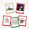 PICKMOTION - Set di 6 biglietti di auguri di Natale Polaroid con busta, biglietti di Natale di alta qualità Instagram, biglietti pieghevoli fatti a mano, divertenti frasi e motivi X-Mas