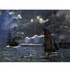 Artery8 Claude Monet A Seascape Shipping By Moonlight XL Giant Panel Poster (8 Sections) Paesaggio marino Nave Luna Manifesto