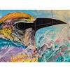 Artery8 Bird colorato graffiti pittura schizzo XL gigante pannello poster (8 sezioni)