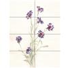 Artery8 Flower Cornflowers Watercolour XL Giant Panel Poster (8 Sections) Fiore Acquerello Manifesto