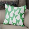 BonaMaison Fodera per Cuscino Verde petrolio e bianco Cotone e Copricuscini Federa per Divano Casa Soggiorno Camera da Letto Decorazione Interni ed Esterni, Dimensioni: 43x43 - Prodotta in Turchia