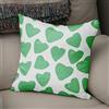 BonaMaison Fodera per Cuscino Verde petrolio e bianco Cotone e Copricuscini Federa per Divano Casa Soggiorno Camera da Letto Decorazione Interni ed Esterni, Dimensioni: 43x43 - Prodotta in Turchia