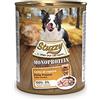 Stuzzy, Cibo Umido per Cani Adulti al Gusto Pollo Preparato Monoproteico in Patè - Totale 4,8Kg (6 Lattine da 800G)