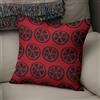 BonaMaison Fodera per Cuscino Rosso nero Cotone e Copricuscini Federa per Divano Casa Soggiorno Camera da Letto Decorazione Interni ed Esterni, Dimensioni: 43x43 - Prodotta in Turchia