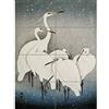 Artery8 Ohara Koson Group Of Egrets Japanese Painting XL Giant Panel Poster (8 Sections) Gruppo giapponese Pittura Manifesto