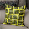 BonaMaison Fodera per Cuscino Giallo neon e fumo Cotone e Copricuscini Federa per Divano Casa Soggiorno Camera da Letto Decorazione Interni ed Esterni, Dimensioni: 43x43 - Prodotta in Turchia