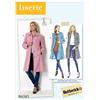 Butterick Patterns Butterick Pattern 6385 E5 Taglie Cappotto, Multicolore, Taglie 14 - 22