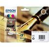 Epson Originale Epson inkjet conf. 4 cartucce penna e cruciverba Durabrite Ultra 16 - n+c+m+g - C13T16264012