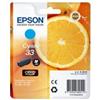 Epson Originale Epson inkjet cartuccia arance Claria Premium T33 - 4.5 ml - ciano - C13T33424012