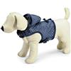 CAMON PETTORINA INVERNALE CON CAPPUCCIO COLORE BLU TAGLIA SMALL DC0193/C