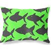BonaMaison Neon Verde-Fumi Fodera per Cuscino Cotone e Copricuscini Federa per Divano Casa Soggiorno Camera da Letto Decorazione Interni ed Esterni, 35x50 Cm - Progettata e Prodotta in Turchia