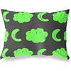 BonaMaison Neon Verde-Fumi Fodera per Cuscino Cotone e Copricuscini Federa per Divano Casa Soggiorno Camera da Letto Decorazione Interni ed Esterni, 35x50 Cm - Progettata e Prodotta in Turchia