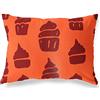BonaMaison Arancio-Bordeaux Fodera per Cuscino Cotone e Copricuscini Federa per Divano Casa Soggiorno Camera da Letto Decorazione Interni ed Esterni, 35x50 Cm - Progettata e Prodotta in Turchia