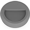 V-TAC SEGNAPASSO LED GRIGIO 2W BIANCO CALDO TONDO IP65 VT-1142-LED1319