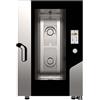 Forno elettrico combinato convezione + vapore CON BOILER. 11 teglie GN 1/1 - Dim. 73x85,5x113H - pannello comandi TOUCH SCREEN
