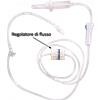 Eurospital DEFLUSSORE EUROSET 20 DOP-FREE CON DOSATORE FLUSSO ADULTI