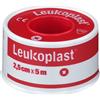 Leukoplast CEROTTO CHIRURGICO PER FISSAGGIO MEDICAZIONI IN ROCCHETTO LEUKOPLAST SUPPORTO VISCOSA COLOR PELLE MASSA ADESIVA CAUCCIU' OSSIDO DI ZINCO 2,5X500CM MUTUABILE