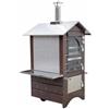 AgriEuro TOP-LINE Forno a legna da esterno Medius 80 Deluxe EXT INOX - Smalto ramato
