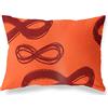BonaMaison Arancio-Bordeaux Fodera per Cuscino Cotone e Copricuscini Federa per Divano Casa Soggiorno Camera da Letto Decorazione Interni ed Esterni, 35x50 Cm - Progettata e Prodotta in Turchia