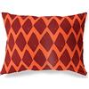 BonaMaison Arancio-Bordeaux Fodera per Cuscino Cotone e Copricuscini Federa per Divano Casa Soggiorno Camera da Letto Decorazione Interni ed Esterni, 35x50 Cm - Progettata e Prodotta in Turchia