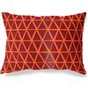 BonaMaison Arancio-Bordeaux Fodera per Cuscino Cotone e Copricuscini Federa per Divano Casa Soggiorno Camera da Letto Decorazione Interni ed Esterni, 35x50 Cm - Progettata e Prodotta in Turchia