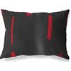 BonaMaison Rosso-Nero Fodera per Cuscino Cotone e Copricuscini Federa per Divano Casa Soggiorno Camera da Letto Decorazione Interni ed Esterni, 35x50 Cm - Progettata e Prodotta in Turchia