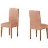 Martina Home Tunez Pack 2 fodere per side con schienale colore Salmone