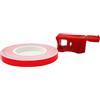 4R Quattroerre.it Wheel Stripes Strisce Fluorescenti per Cerchi Moto con Applicatore, Fuxia, 5 mm x 6 mt