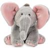 Schaffer Knuddel mich! Schaffer 5192 Elefante di Peluche BabySugar Rosa 19 cm
