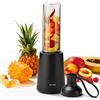 Zwilling 36420-010-0 Frullatore, Smoothie Maker, Bottiglia con Tappo, 600 ml, 300 Watt, Acciaio Inox/Plastica, Nero