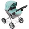 Bayer Chic 2000-Passeggino per Bambole, Colore Melange Mint, 59 x 35 x 60 cm, 550 30